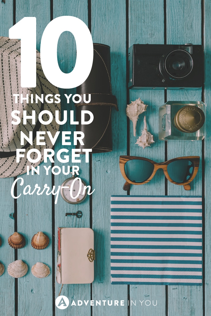 Carry-On Packing List | 10 things you should always have with you during long flights