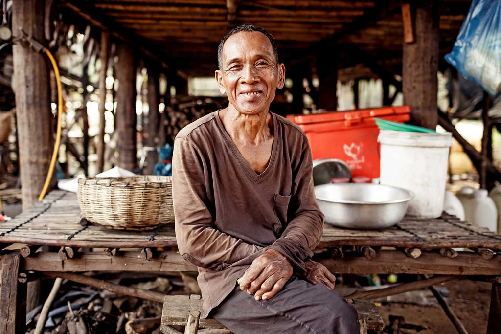 Photo of cambodian man
