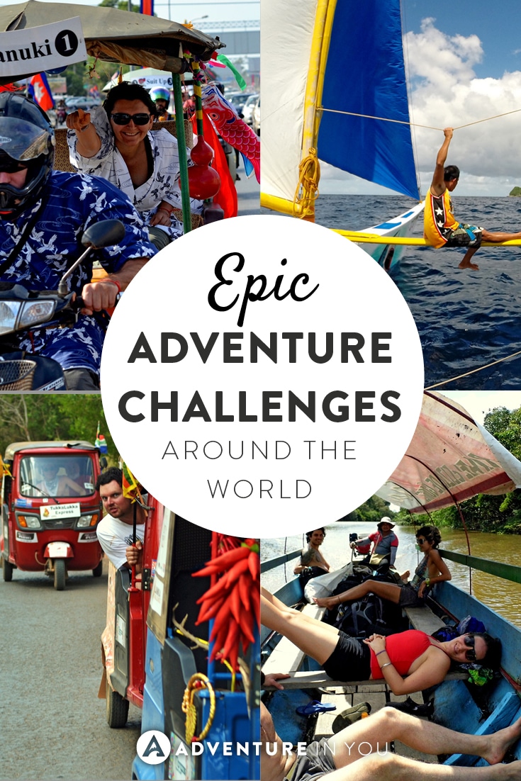 Calling all adventure lovers! Check out these epic adventure challenges all around the world!