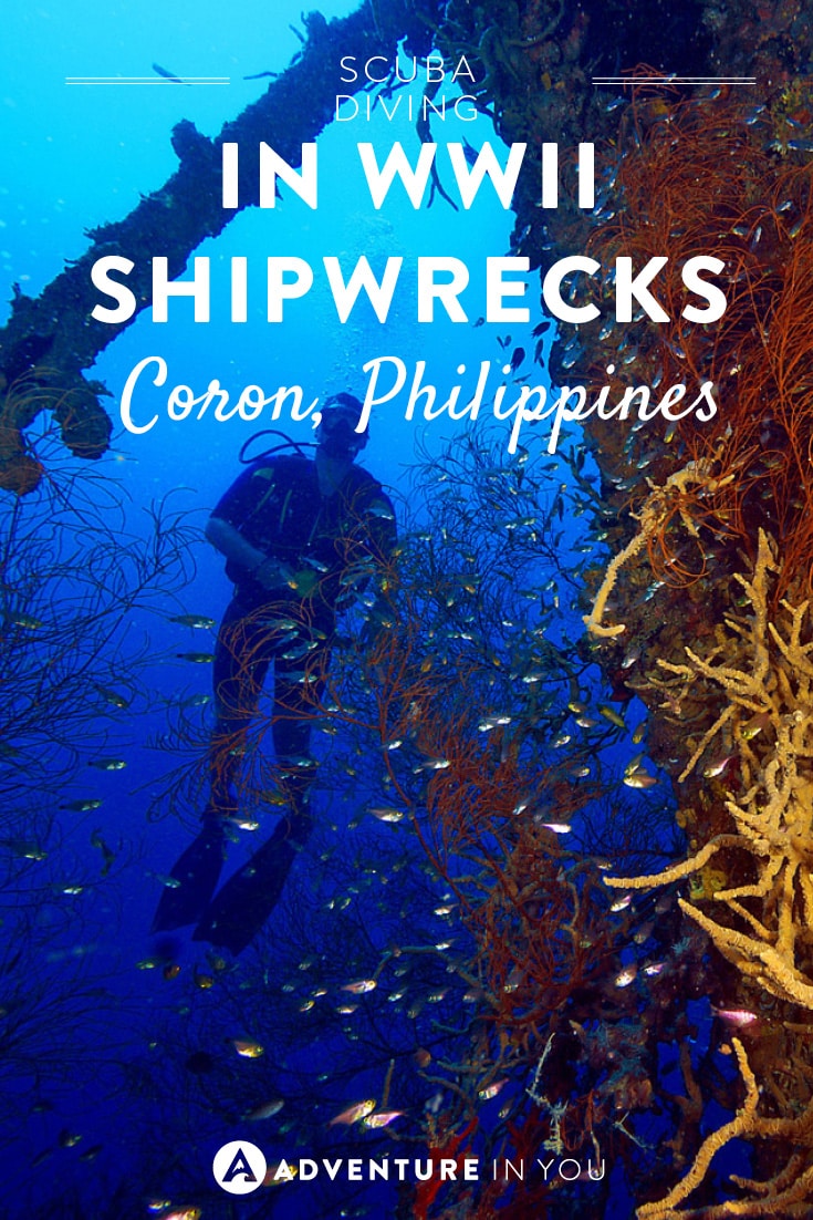 One experience you have to have in Coron is shipwreck diving!