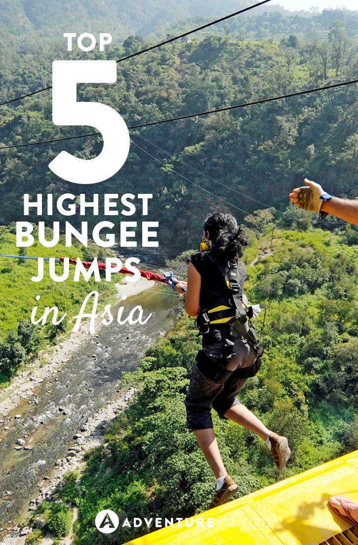 Calling all adrenaline junkies! Here are the 5 highest bungee jumps in Asia. Go get them!