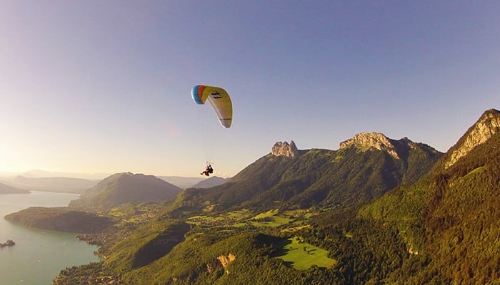 Paragliding in Annecy, France people of the world
