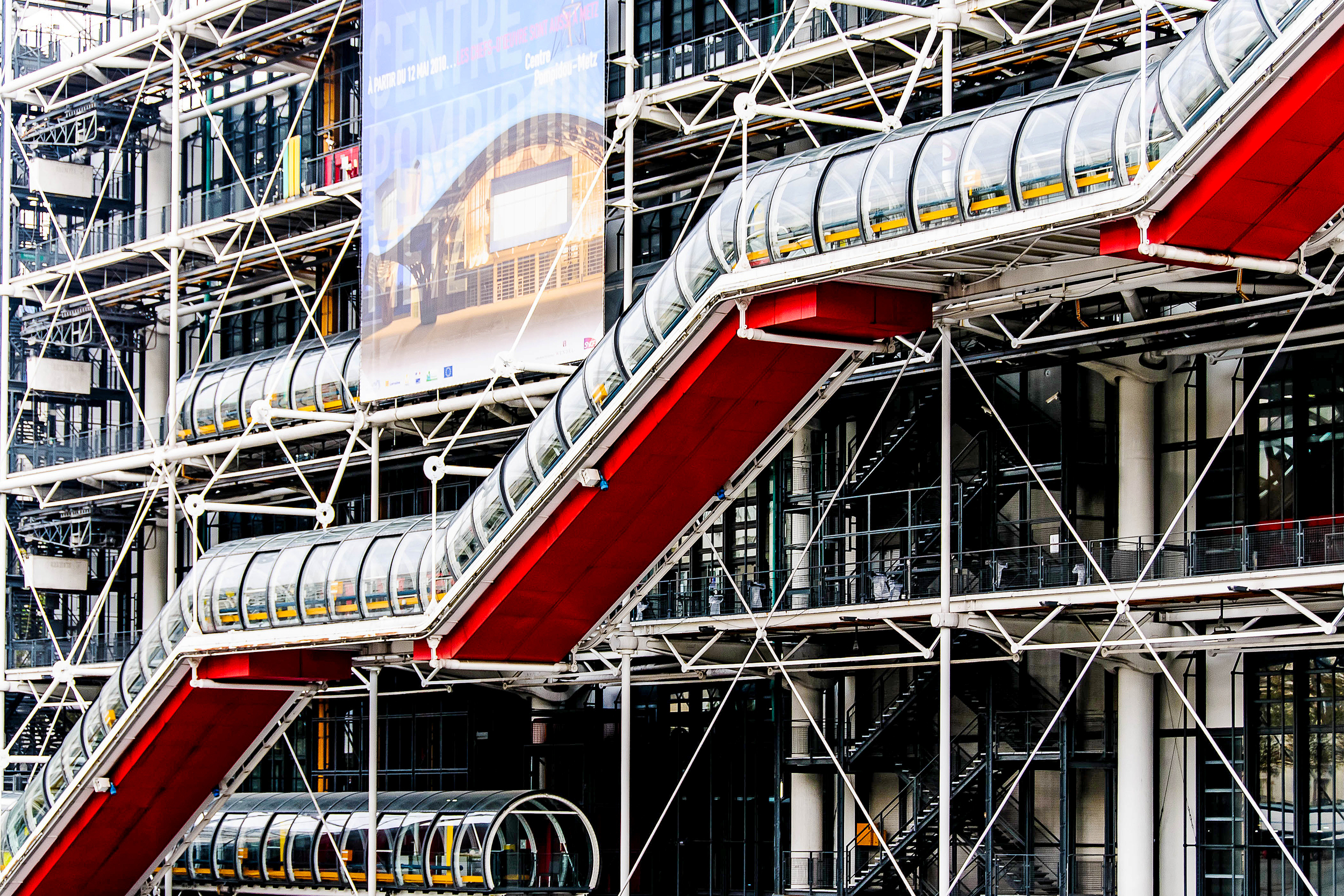 Close up of Centre Pompidou