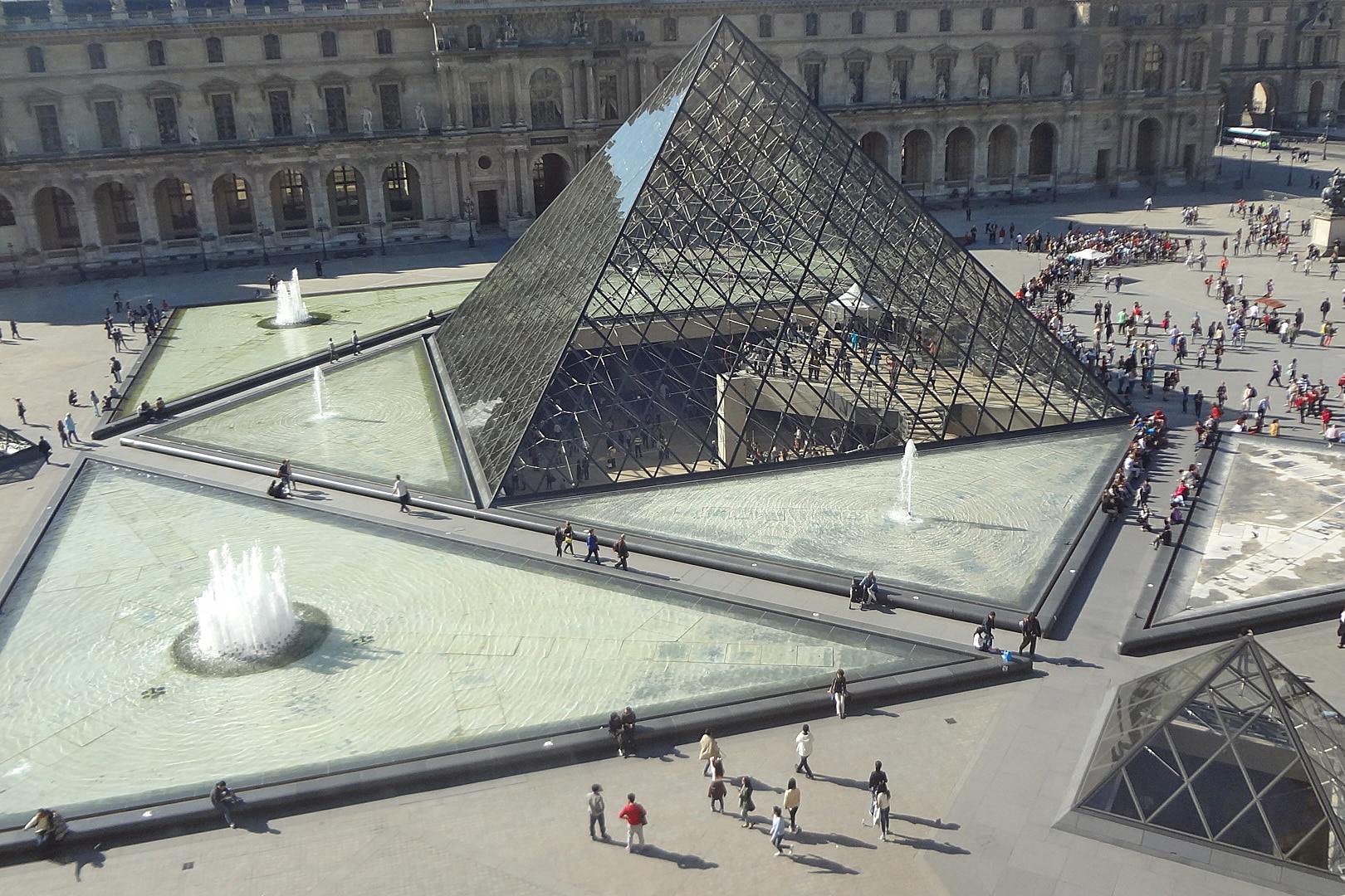 Entrance to the Louvre in Paris