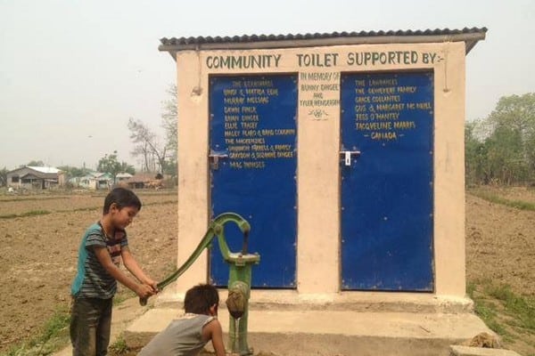 toilets donated in gawai nepal