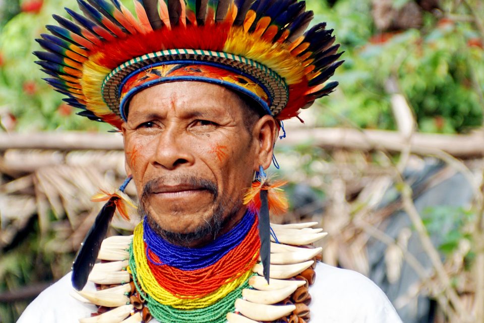Man in tribal dress