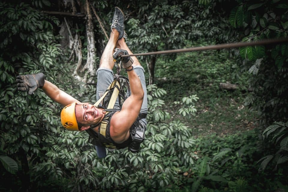 ziplining in cambodia