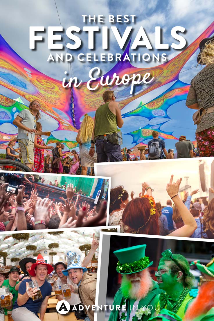 Festivals Europe | Looking for festivals while in Europe? Here are a few of our top pics for must not miss festivals and celebrations that are worth attending.
