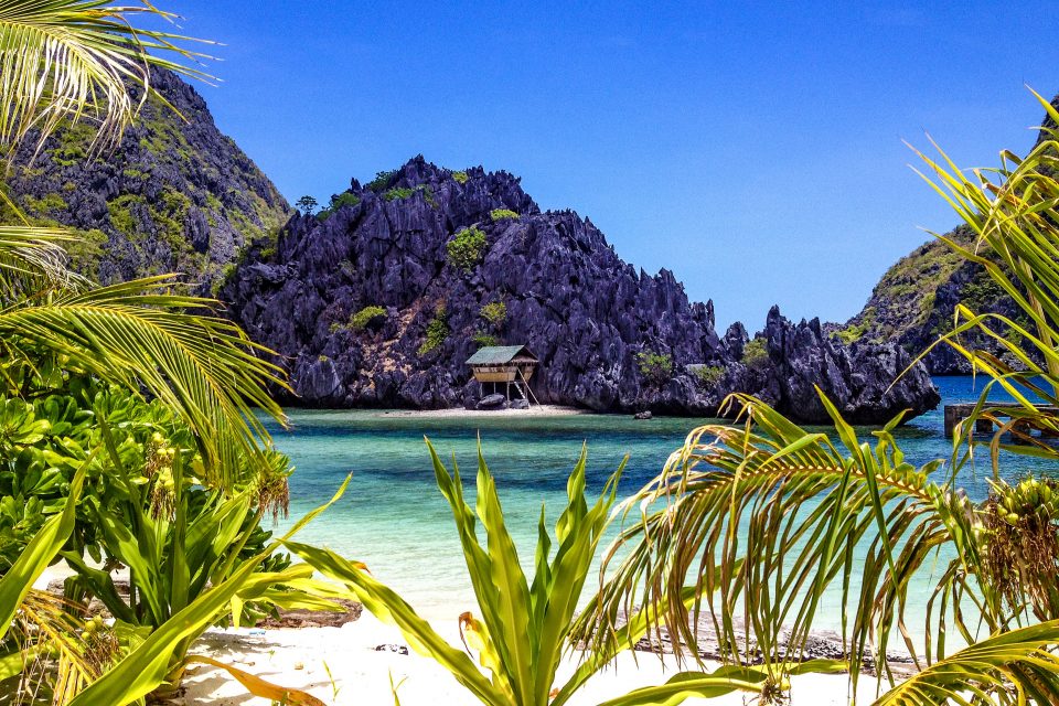 A beat hut on the islands of Palawan