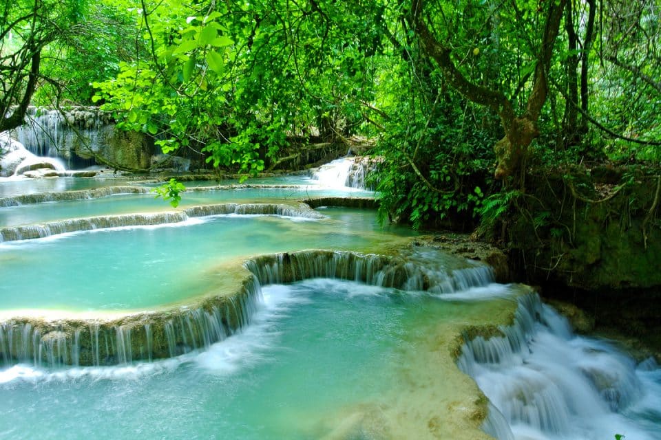 kwang si waterfalls