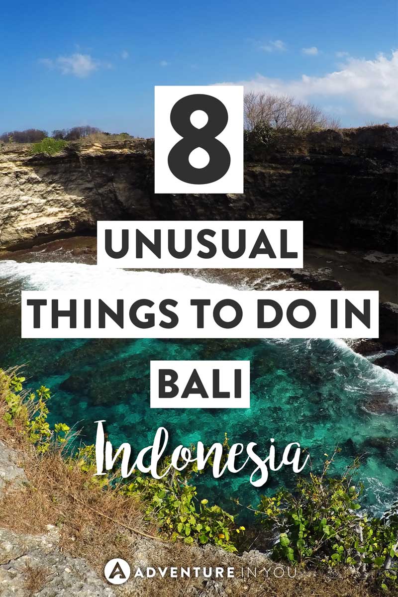 Bali Indonesia | Heading to Bali? Go off the beaten path by adding these unusual things to do in Bali to your trip itinerary. From mesmerising fire shows to underwater temples, these things to do to bali article is the perfect guide to planning your trip to Bali Indonesia #bali
