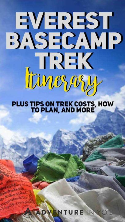 Everest Base Camp Trek | Looking for a review of Everest Base Camp Trek? Here is our complete itinerary including information on trek costs, distances, and length. We also include tips on how to plan your EBC trek and how to make this once in a lifetime holiday amazing. #nepal #everestbasecamp