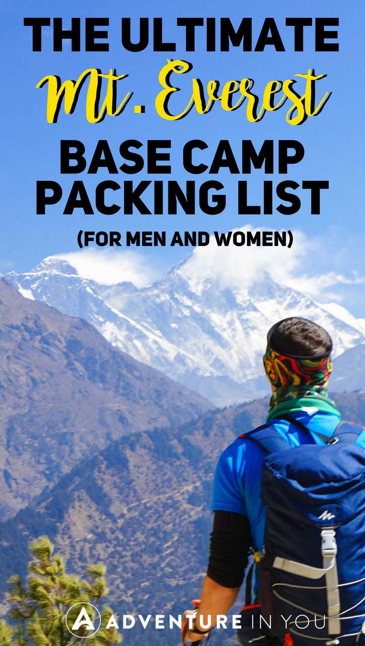 Everest Base Camp Packing List | Looking for advice on what to take with you on your Everest Base Camp Trek? Here's our complete EBC packing list guide featuring what type of clothes, footwear, and even medicines to take with you to Nepal. #nepal #everest #basecamp
