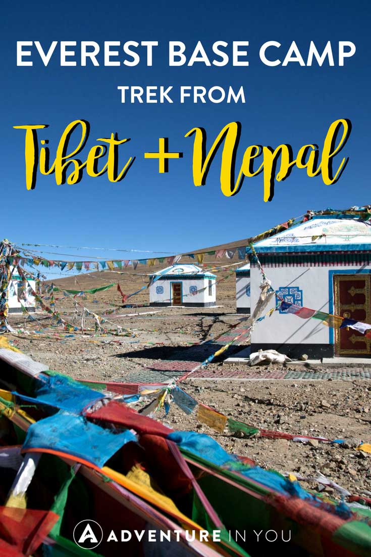 Everest Base Camp | Ever wanted to trek up to Everest Base Camp from Tibet or Nepal? Check out this guide featuring both treks in the Himalayan Region. #tibet #nepal #everestbasecamp