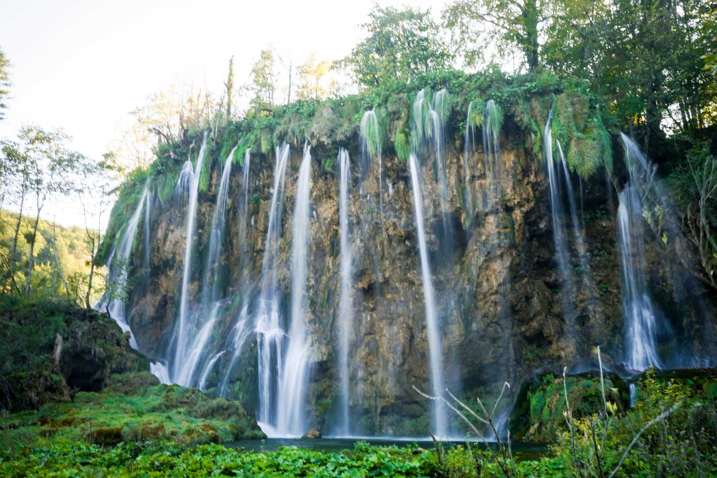 waterfalls plitvice lake