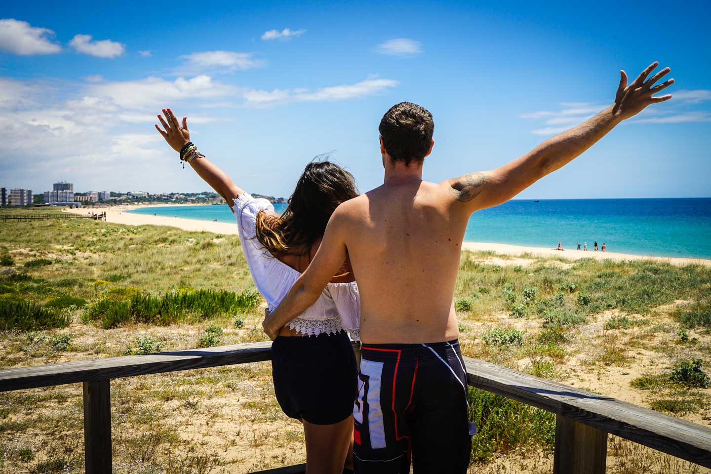portugal beaches couple