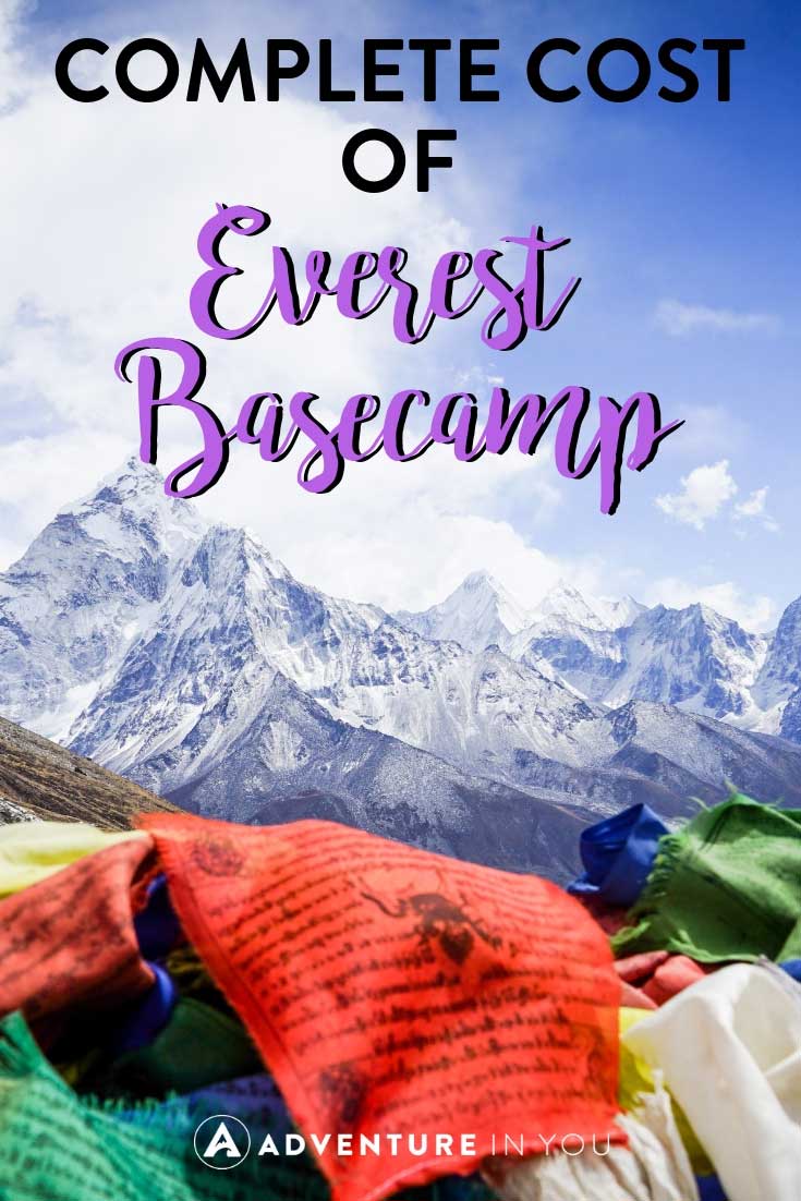 Everest Basecamp Costs | Wondering how much it costs to climb up Everest Basecamp? Here is our detailed guide on how much you should budget for this trip of a lifetime. #nepal #ebc #everestbasecamp
