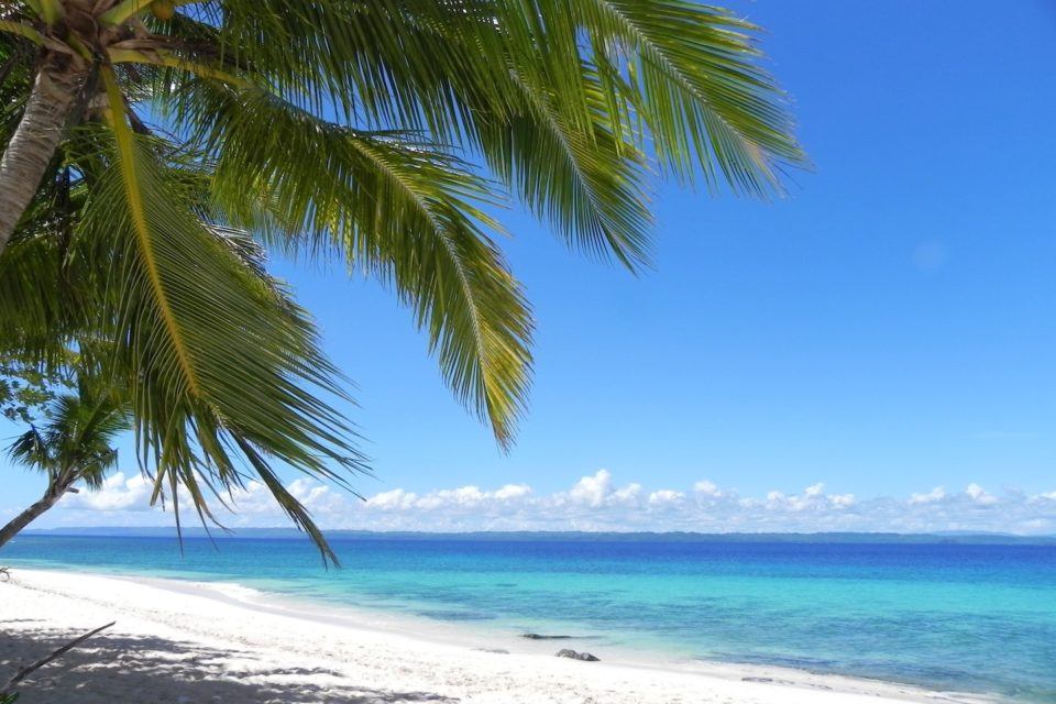 White beach in Philippines