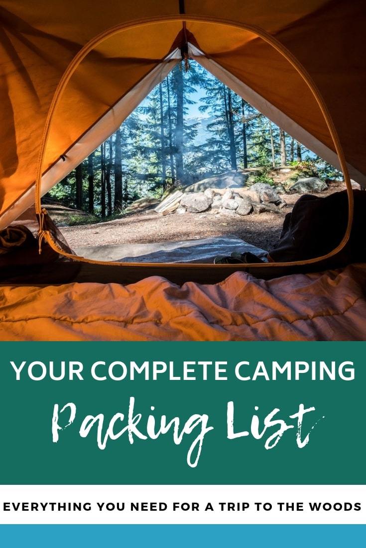 Camping Packing List | Love the great outdoors? Check out this packing list filled with everything you need for the ultimate outdoor adventure. #camping #packinglist #outdooradventures