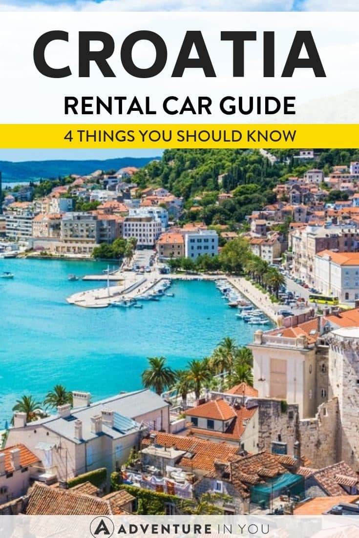 Car Rental Tips in Croatia | The best way to get around Croatia is by renting a car. Check out our guide filled with everything you need to know for a successful rental experience! #croatia #carrental #explore