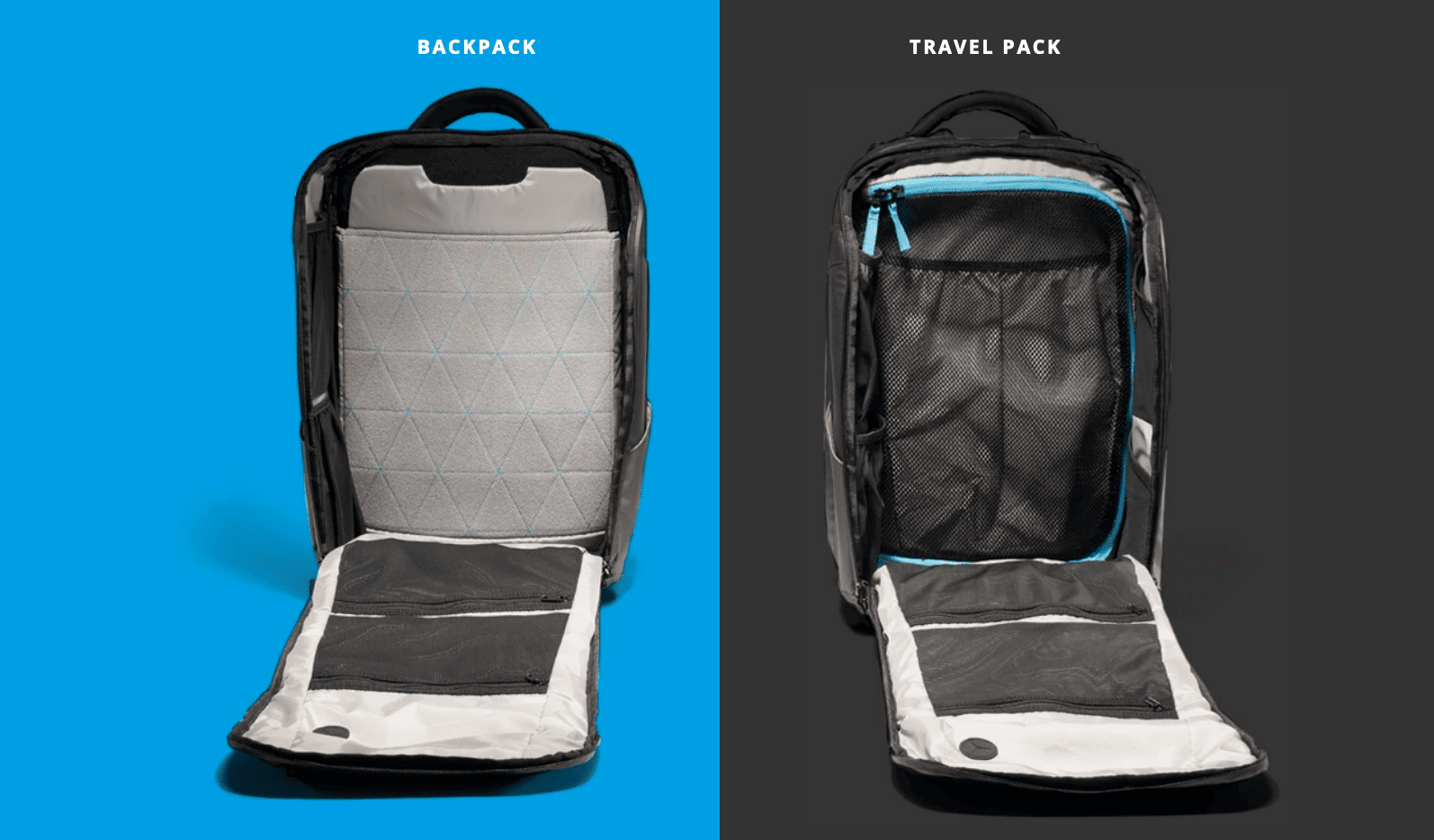 nomatic backpack vs travel pack