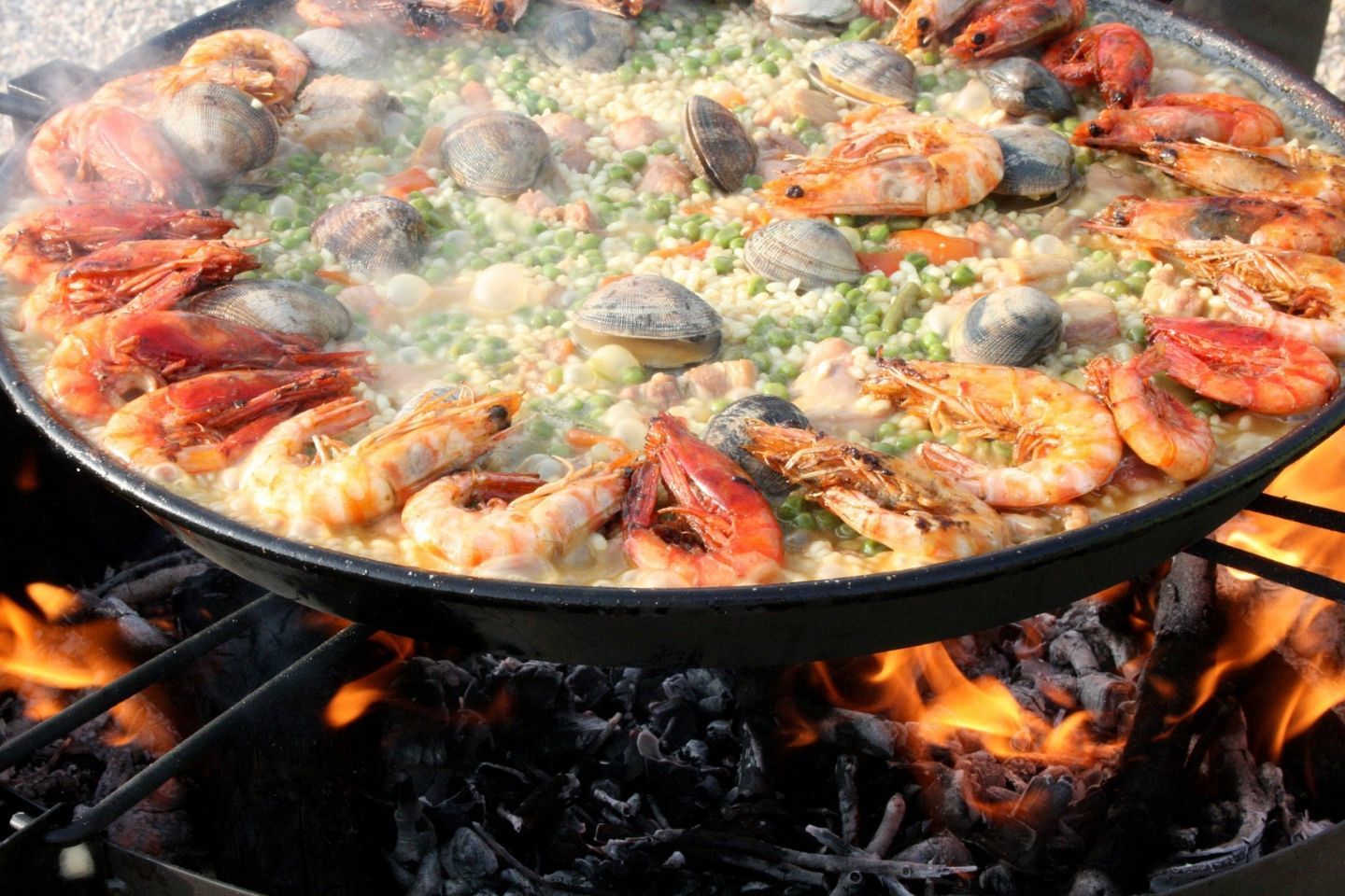 paella, spanish food