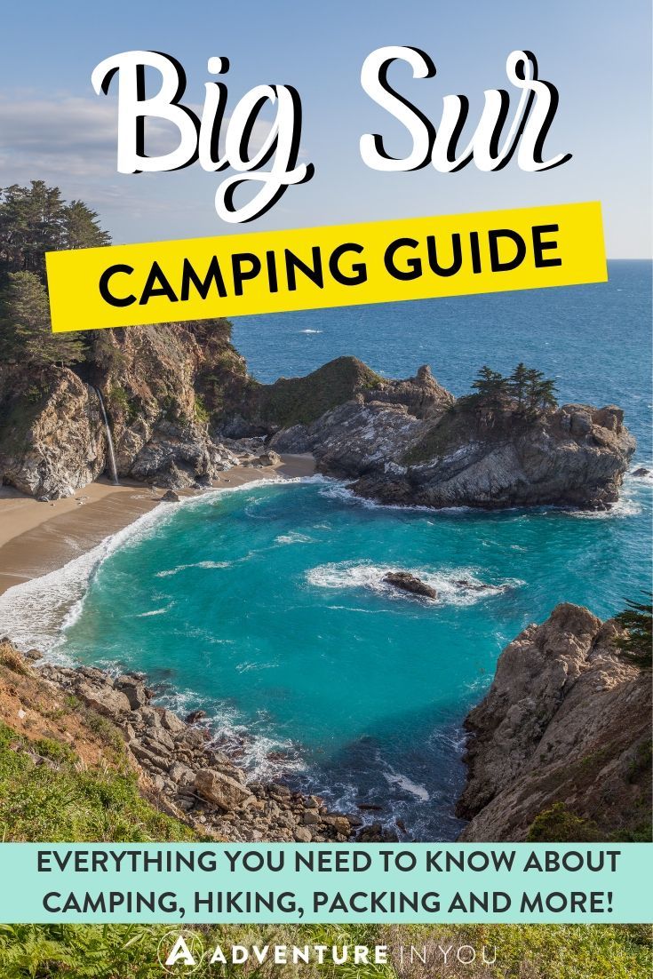 Big Sur Camping Guide | Big Sur is one of the most beautiful places in the world, and camping there is a breathtaking experience. Check out our complete guide filled with everything you need to know for planning a camping trip to Big Sur!