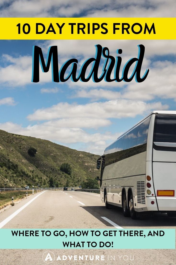 10 Day Trips from Madrid | Staying in Madrid but want to see some more of Spain? Here are 10 easy day trips to take while staying in the capital city!
