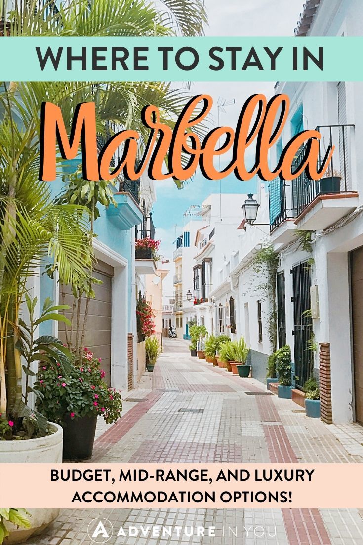 Where to Stay in Marbella | Taking a trip to Costa del Sol in the future? Here are the best places to stay in the area's most hip resort town, Marbella!