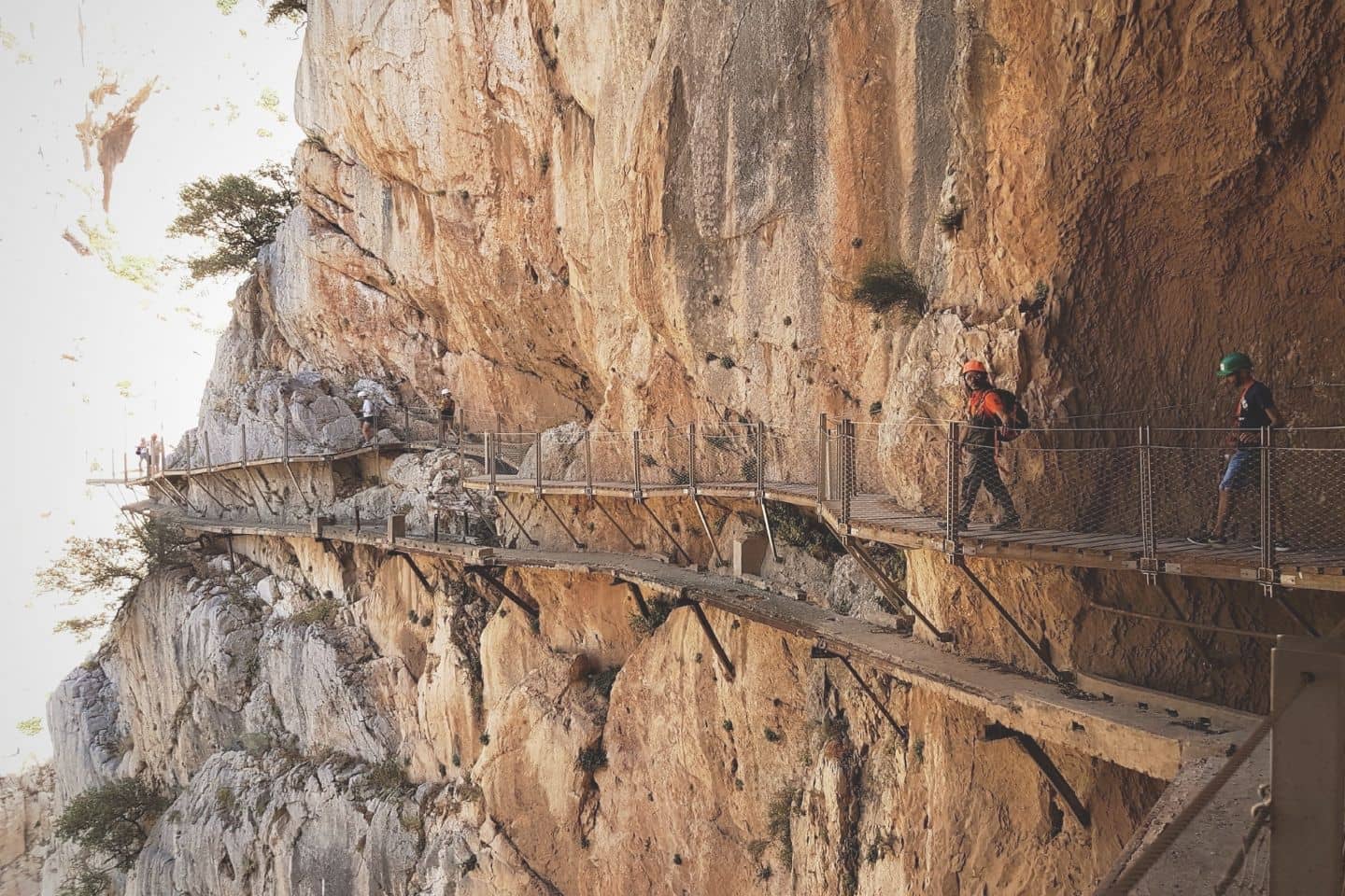 pathway along the caminito del rey hike