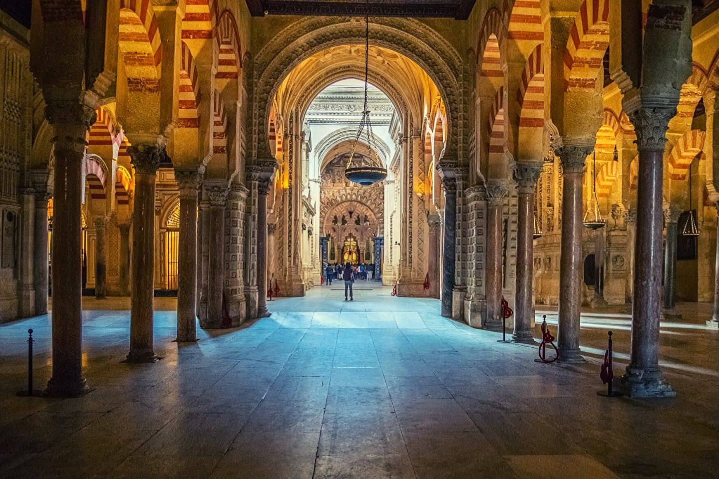 the interior of cordoba's mezquita