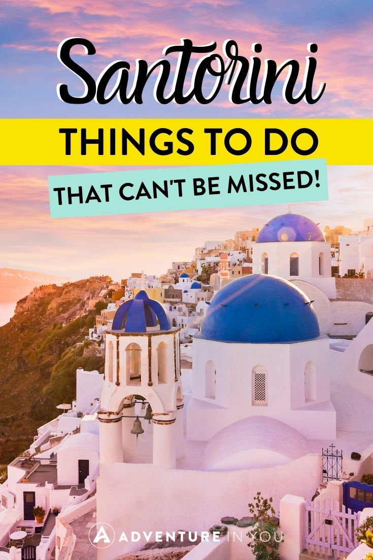 Things to Do in Santorini | There are few places as magical as the Greek island of Santorini. Here's everything to do in Santorini for an unforgettable island getaway!