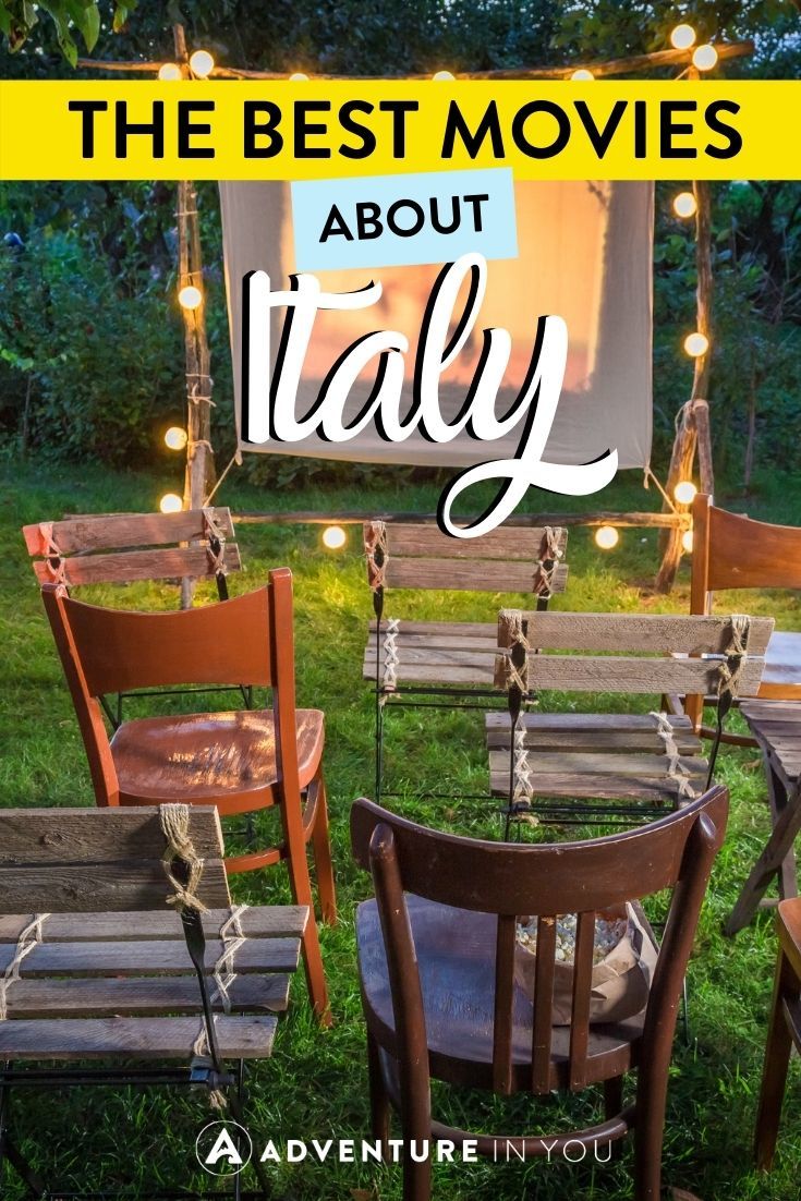 Movies About Italy | Looking to be swept off your feet by Italian landscapes, foreign romance and of course, lots of pizza? Here are 20 of the best movies about Italy to transport you to Europe from home! #moviesaboutitaly #italy