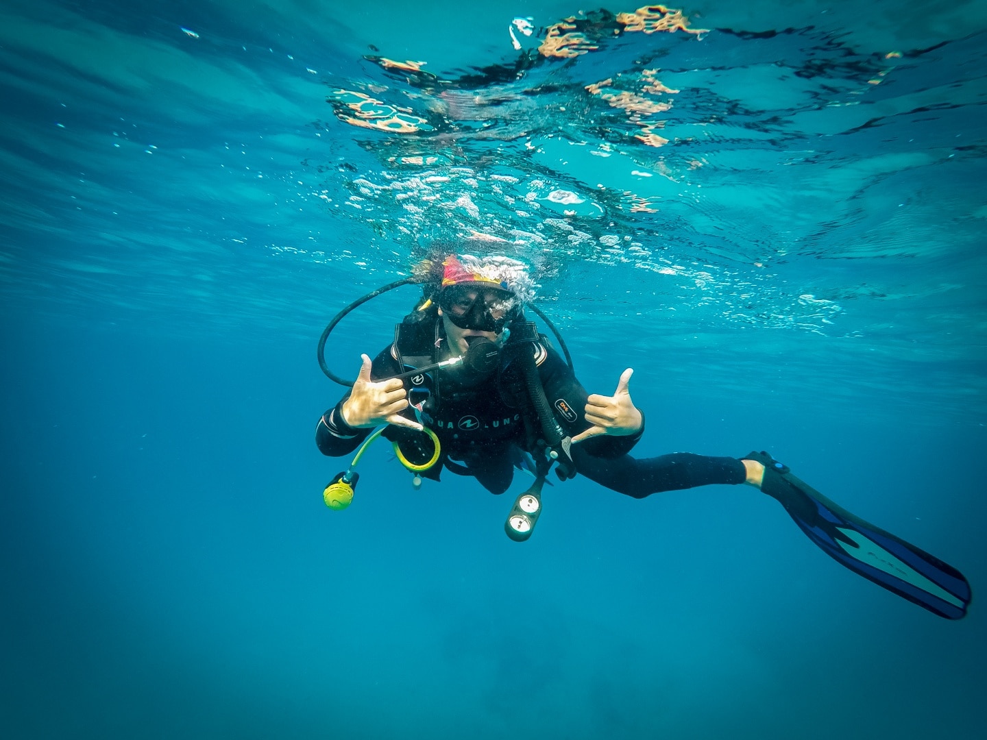 Anna (Editor of Adventure In You) scuba diving