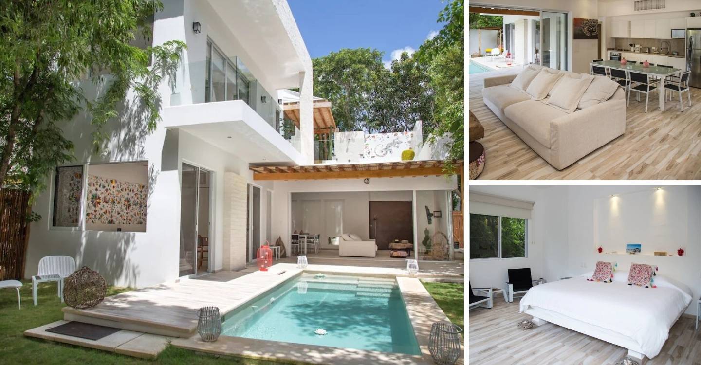 tulum villa vacation home with garden and private pool