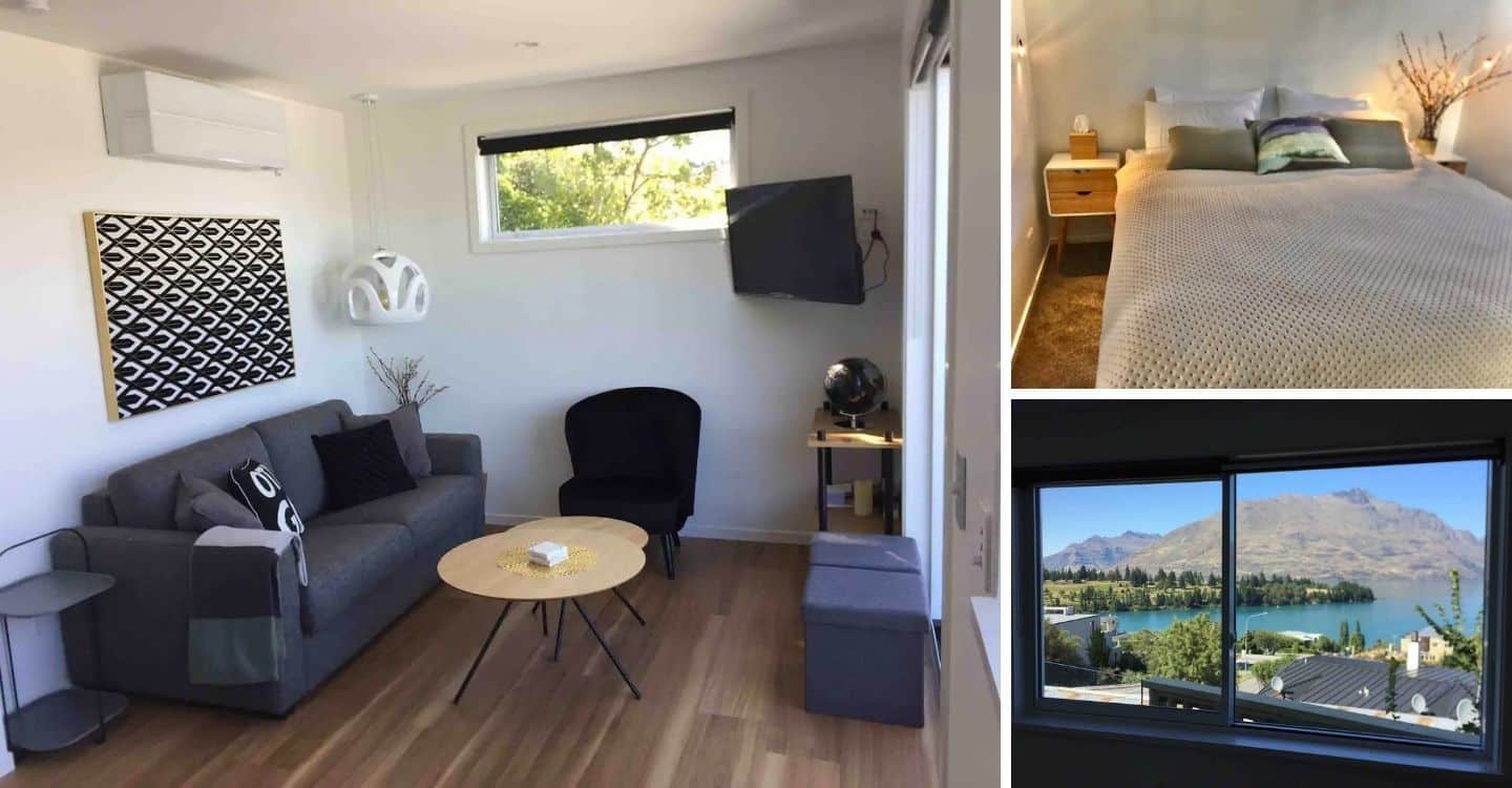 Queenstown Airbnb in town with incredible views