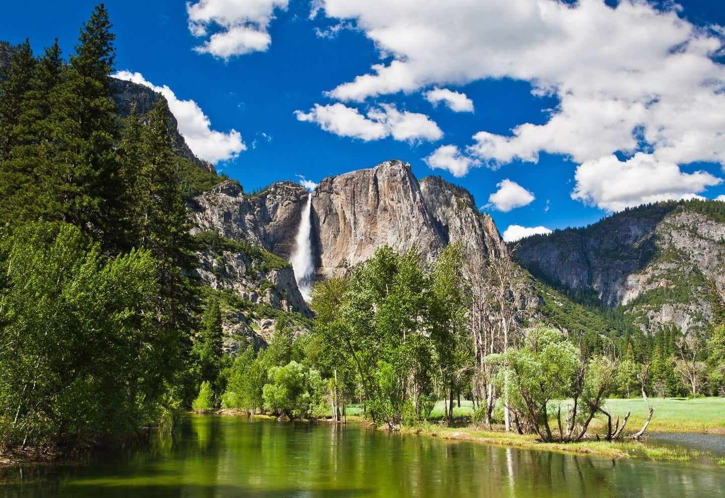 Waterfalls in National Parks Yosemite