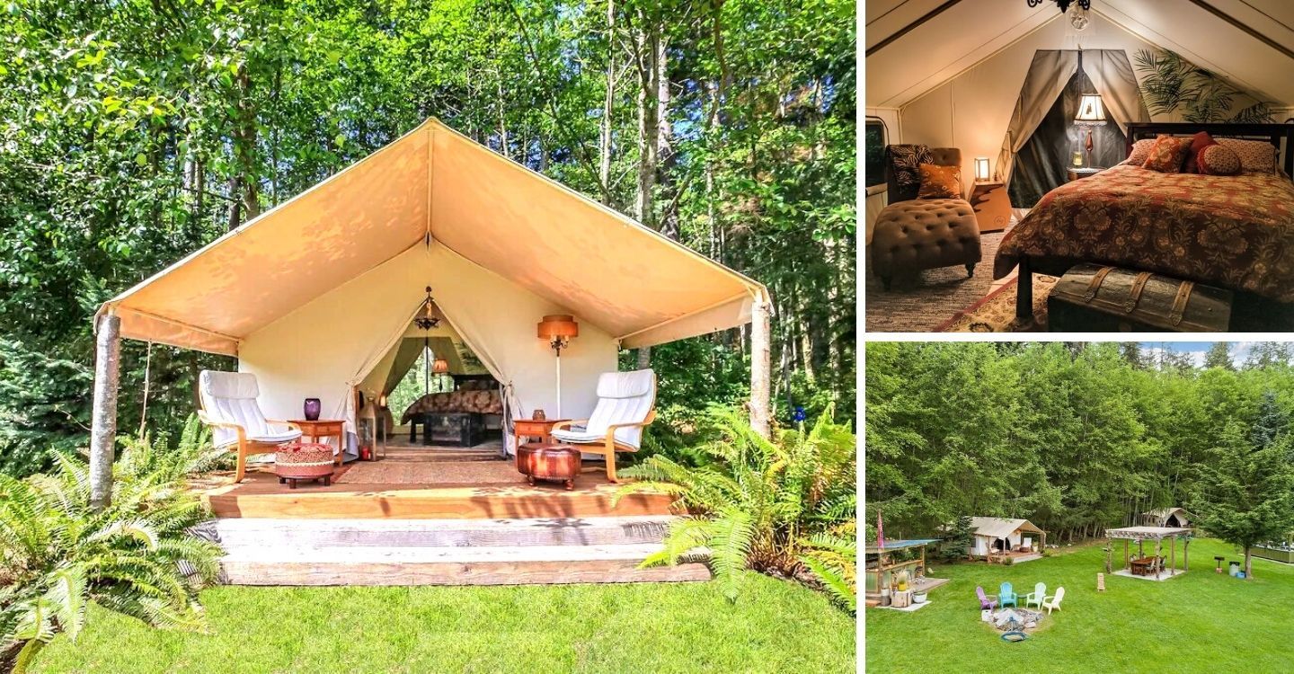 glamping on Whidbey Island