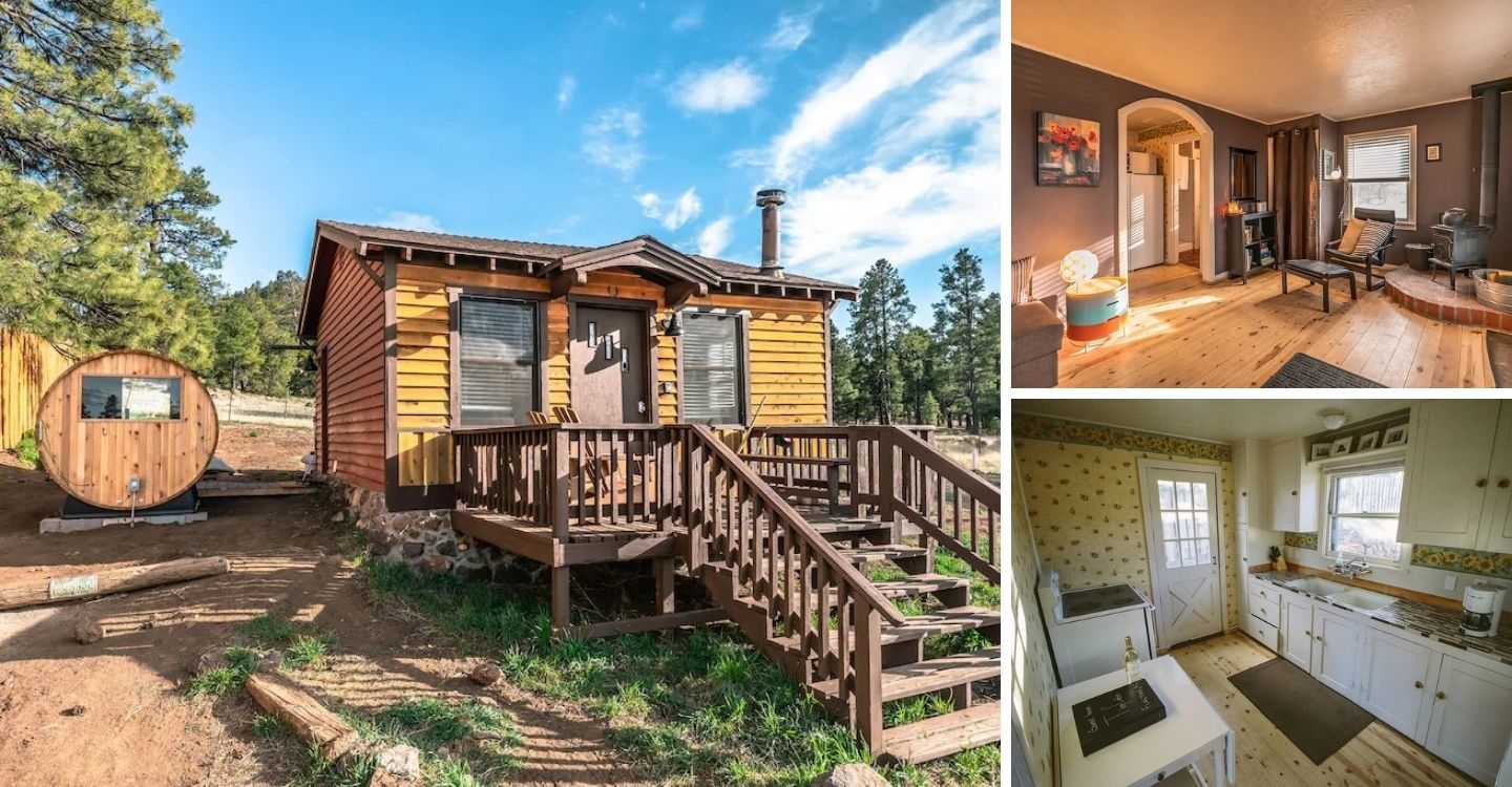 tiny home near grand canyon with sauna on VRBO