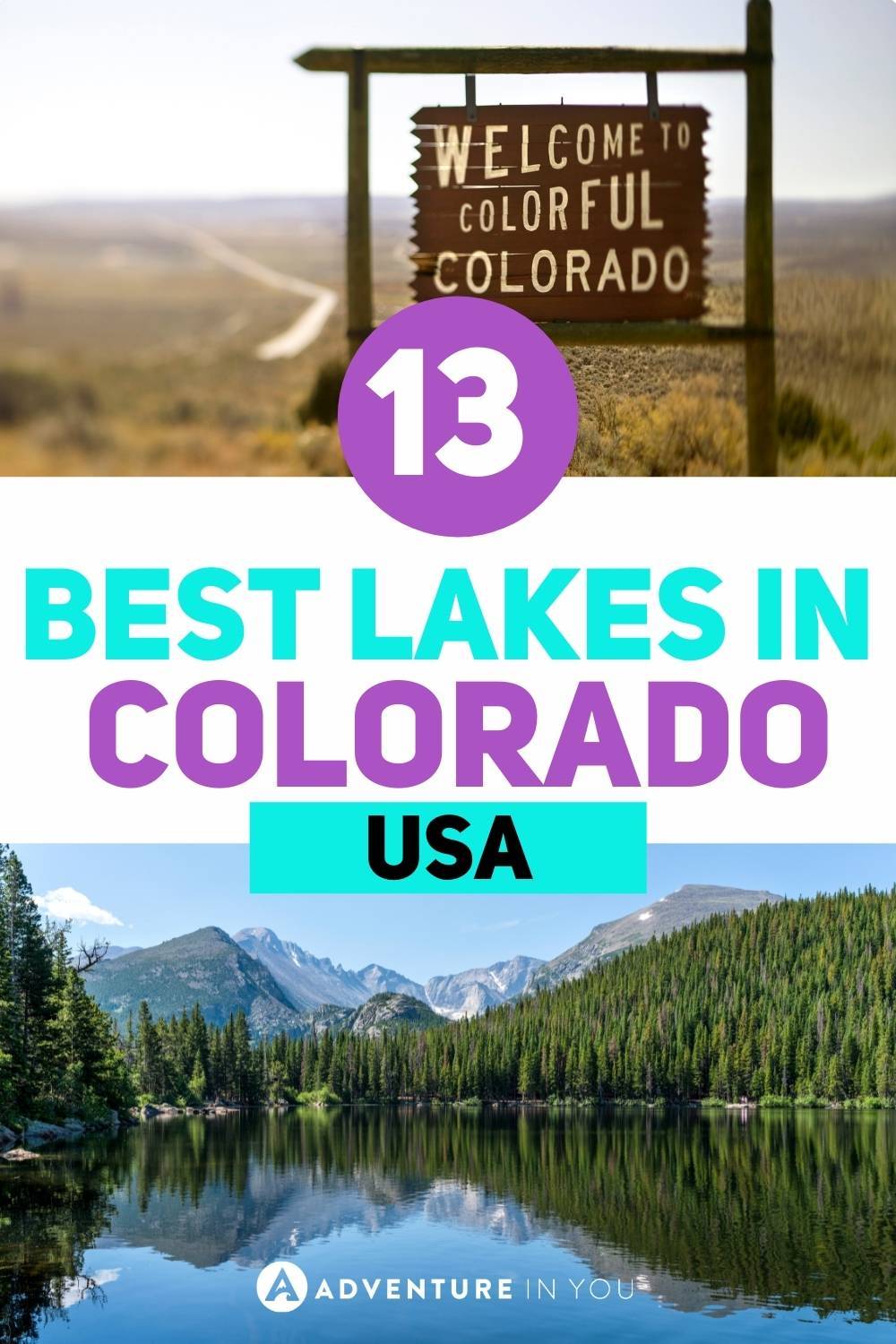 Best Lakes in Colorado | Looking for the best places to visit in Colorado? Here are our top choices for the best lakes in Colorado for swimming, boating, camping, and fishing. #usa #colorado #thingstodoincolorado