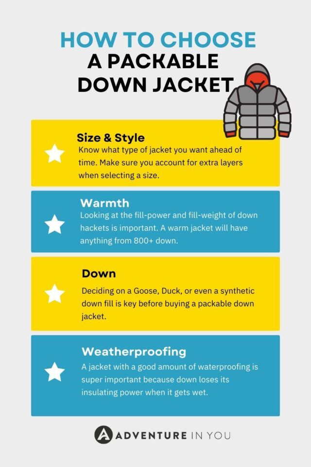 how to choose a packable down jacket.