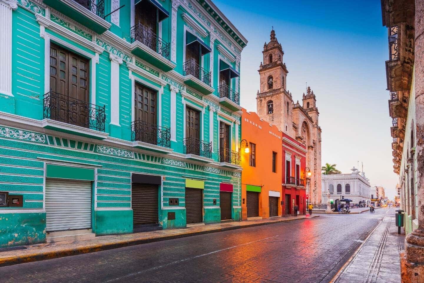 Colorful streets of Merida