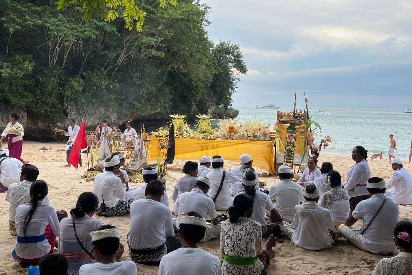 Padang padang beach ceremony