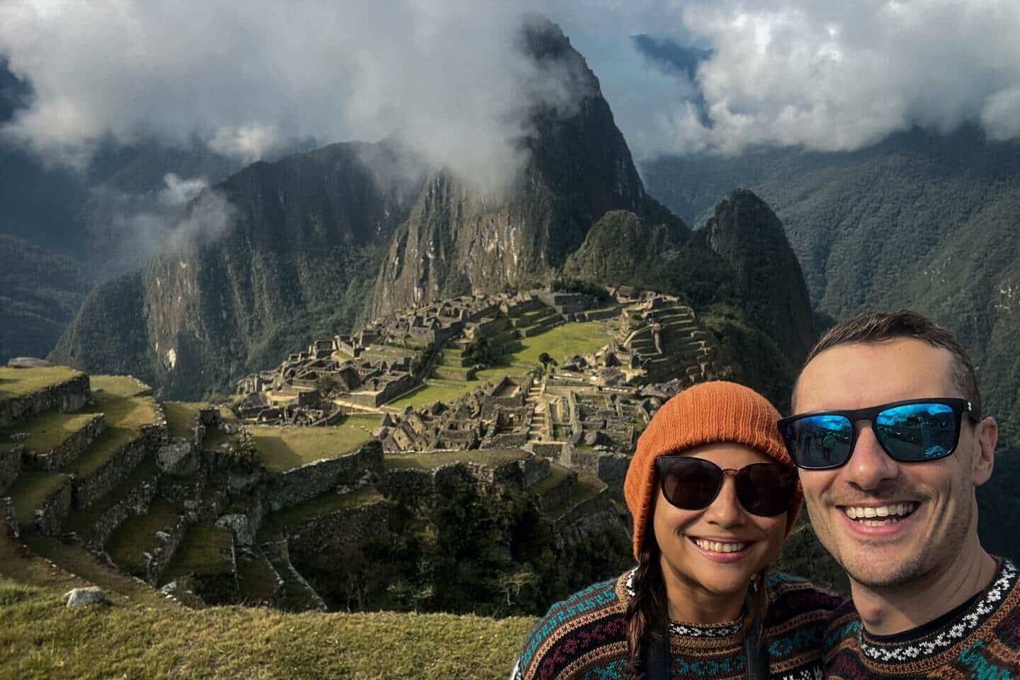 Tom and Anna in Machu Picchu
