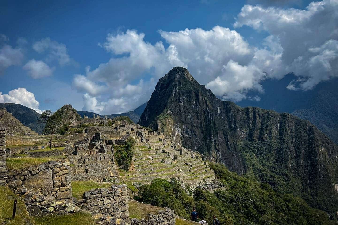Arriving to Machu Picchu
