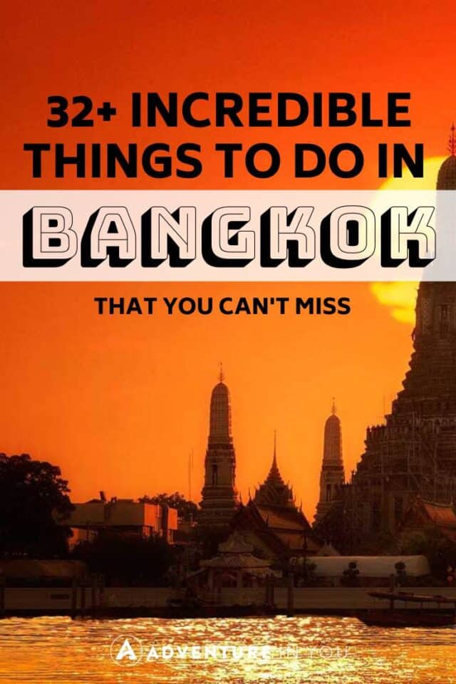 Bangkok | Looking for things to do in Bangkok, Thailand? Here is our full article featuring 32 of the best things to do in this incredible city #bangkok #thailand