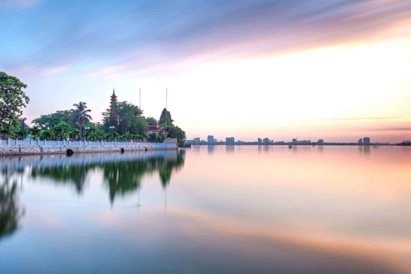 west lake hanoi vietnam