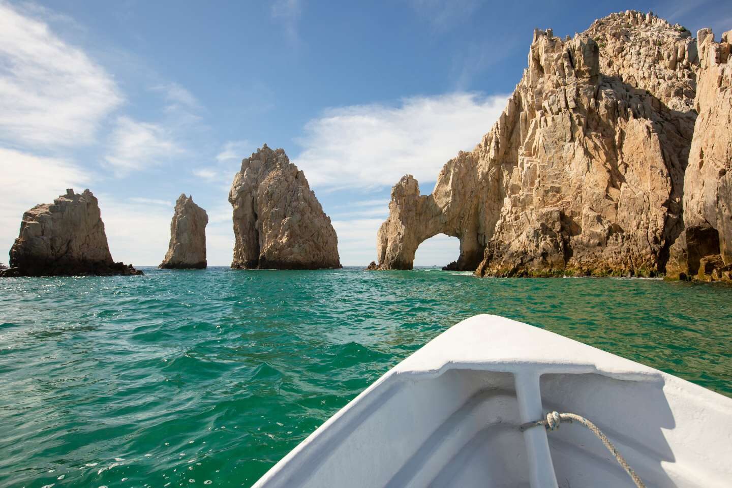 Boat riding in Cabo San Lucas, Mexico