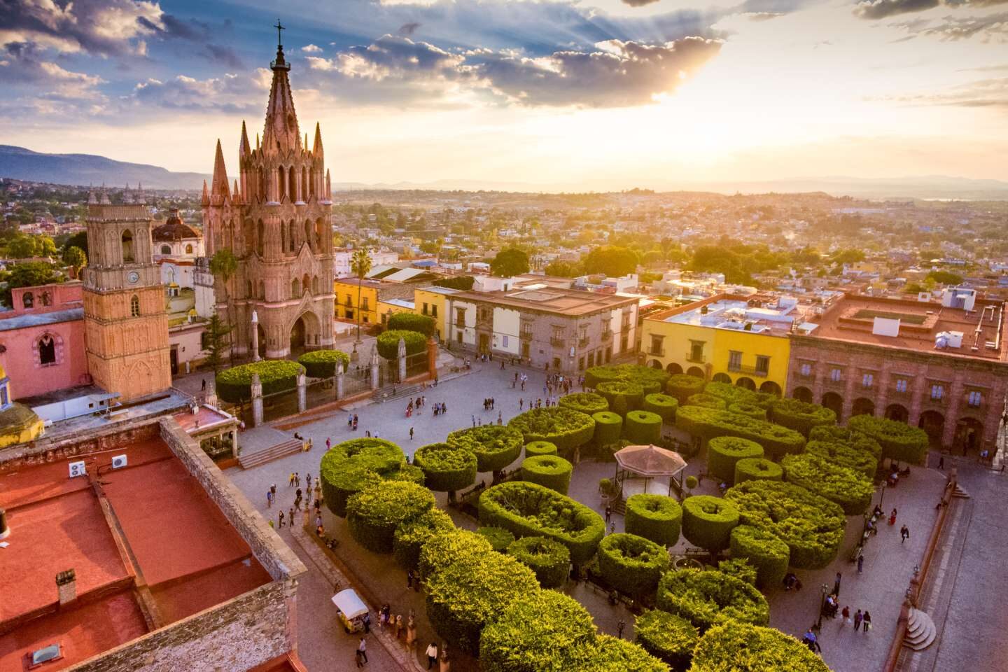 Breathtaking beautiful shot in San Miguel de Allende, Mexico