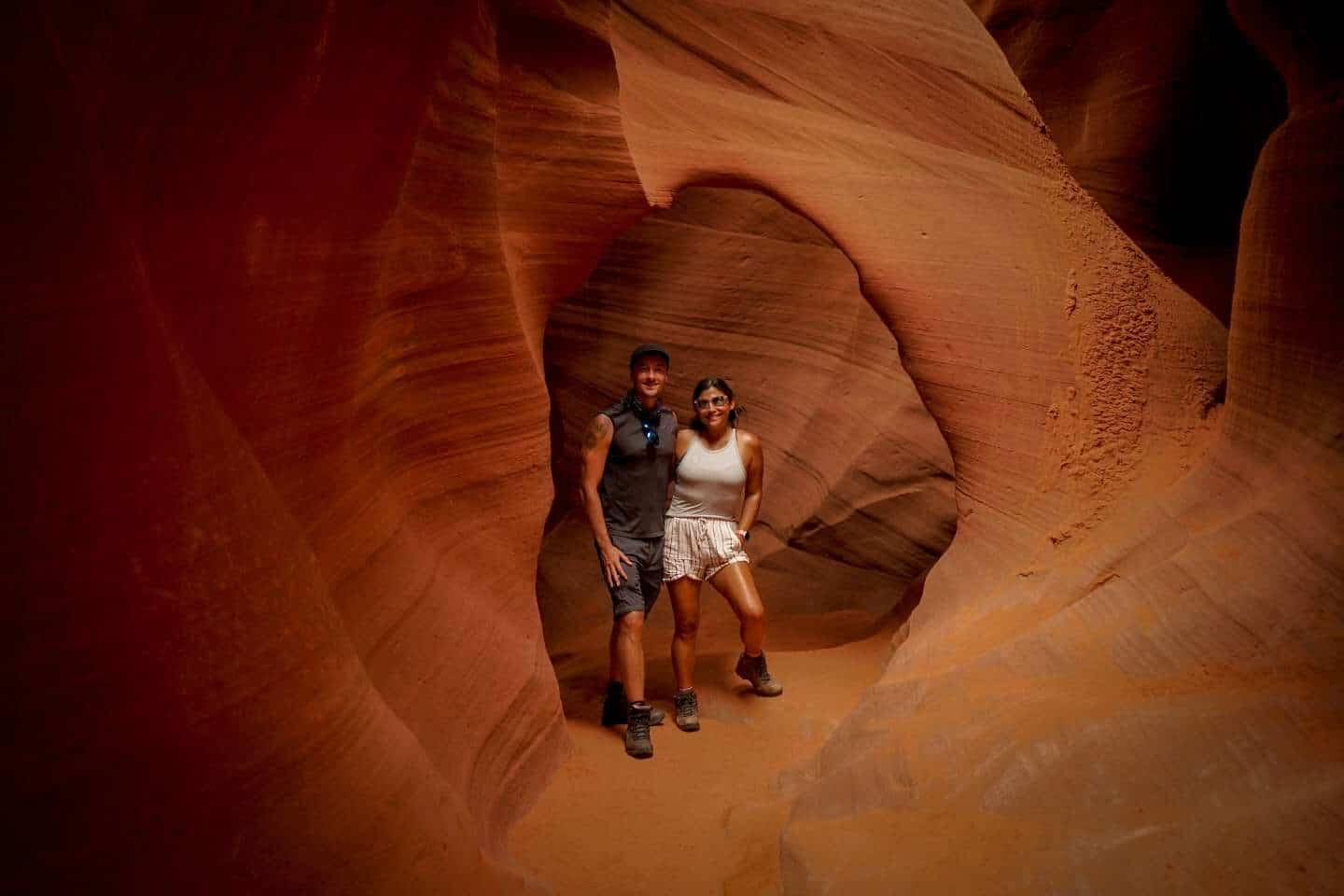 Tom and Anna at Antelope Canyon